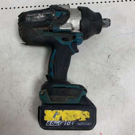  MAKITA マキタ 18v 充電式インパクトレンチ　充電池（6.0Ah 充電回数60回）、ケース付 TW1001
