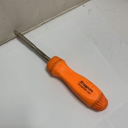♭♭ Snap-on スナップオン ラチェットドライバー  ビット3個付 SSDMR4B オレンジ Bランク