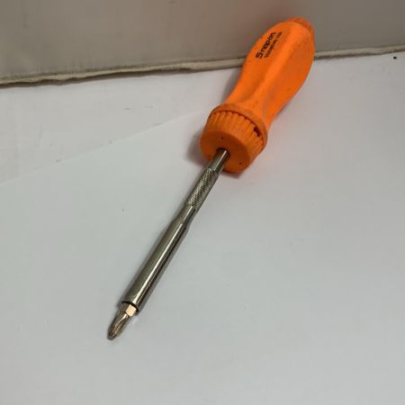 Snap-on スナップオン ラチェットドライバー  ビット3個付 SSDMR4B オレンジ