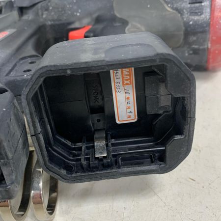  MAX マックス ピン打ち機　ガスネイラ　15~25mm　充電器・充電池2個・ケース付 GS-725C ブラック×レッド x レッド