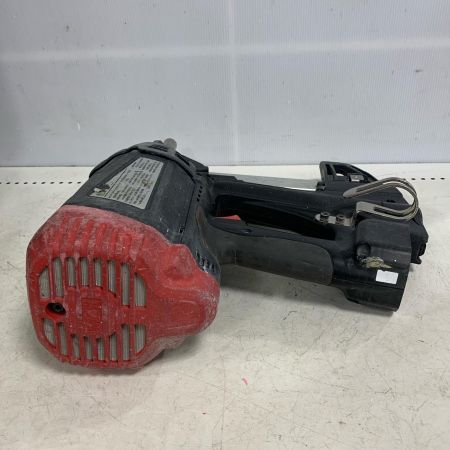  MAX マックス ピン打ち機　ガスネイラ　15~25mm　充電器・充電池2個・ケース付 GS-725C ブラック×レッド x レッド