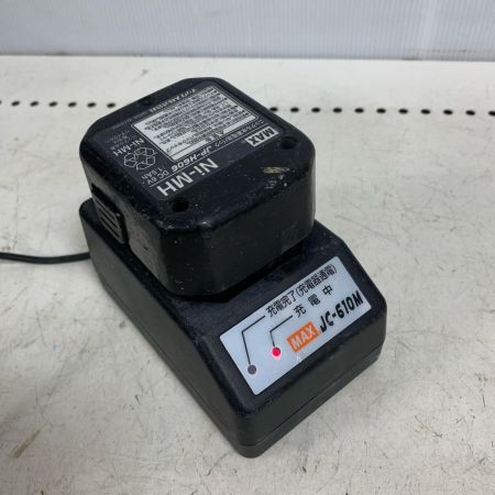  MAX マックス ピン打ち機　ガスネイラ　15~25mm　充電器・充電池2個・ケース付 GS-725C ブラック×レッド x レッド