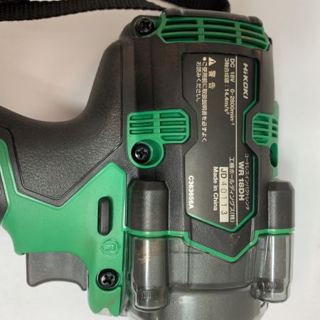  HiKOKI ハイコーキ コードレスインパクトレンチ　本体のみ　18V WR18DH グリーン