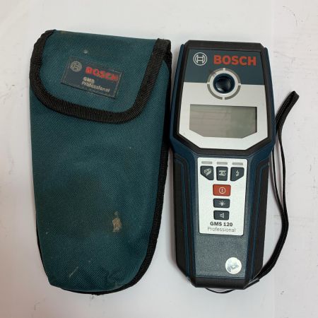  BOSCH ボッシュ デジタル探知機　ソフトケース付（ヨゴレあり） GMS120 グリーン