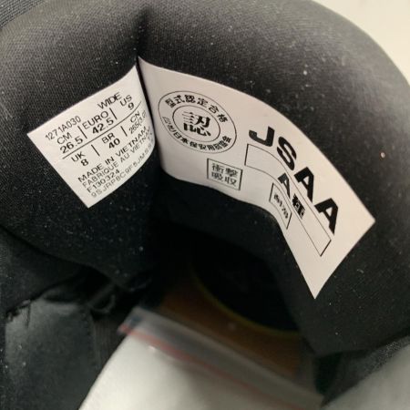  asics アシックス 26.5cm WINJOB BOA 安全靴 CP304 ブラック×ホワイト