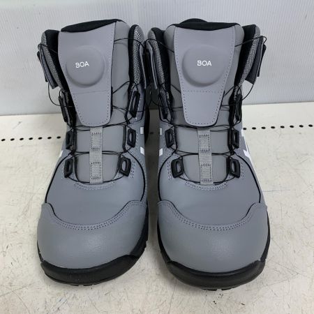  asics アシックス 26cm WINJOB BOA　安全靴　 CP304 グレー x ホワイト