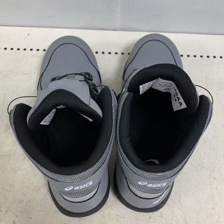  asics アシックス 26cm WINJOB BOA　安全靴　 CP304 グレー x ホワイト