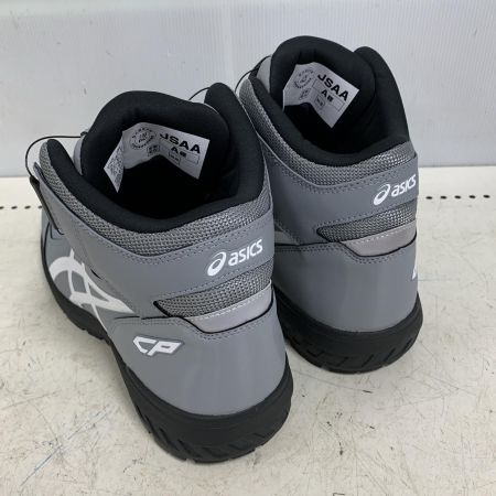  asics アシックス 26cm WINJOB BOA　安全靴　 CP304 グレー x ホワイト