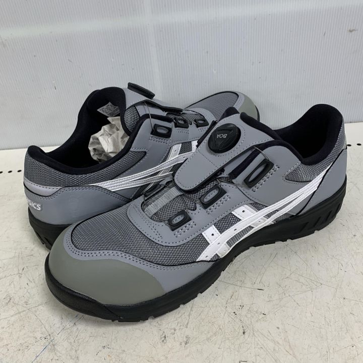 訳あり　asics WINJOB CP209 BOA安全靴 27.0グレー asics アシックス 27cm WINJOB BOA 安全靴 27.0cm CP209 グレー - 中古