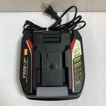  MAX マックス 充電式ピンネイラ　充電器・充電池1個・ケース付 コードレス式 14.4v/18v 5.0Ah TJ-35P レッド