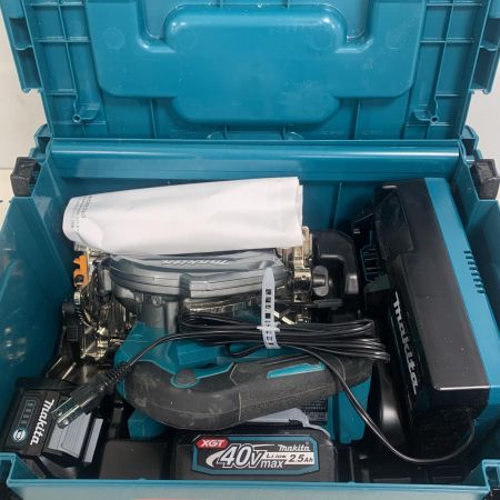  MAKITA マキタ 125mm 充電式マルノコ　40v 充電器・充電池2個（充電回数5回/12回）・ケース付