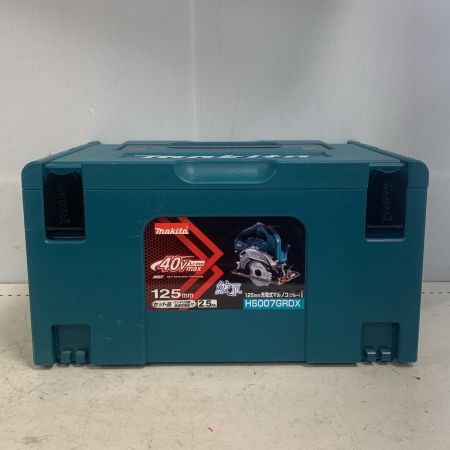  MAKITA マキタ 125mm 充電式マルノコ　40v 充電器・充電池2個（充電回数5回/12回）・ケース付