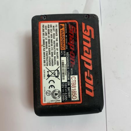  Snap-on スナップオン コードレス式 18v　インパクトレンチ　充電器・充電池2個付  CTJ88500 レッド