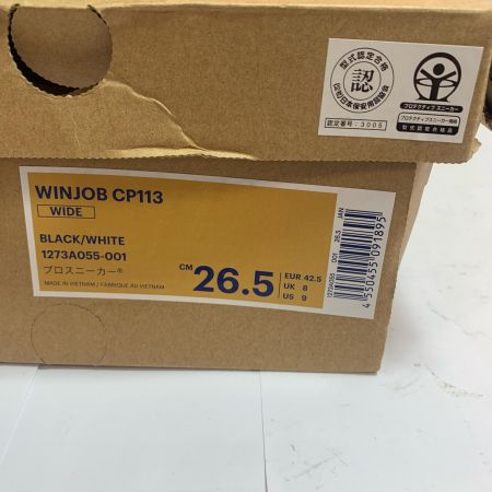 asics アシックス WINJOB CP113 WIDE 安全靴　26.5㎝ ブラック