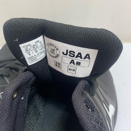  asics アシックス WINJOB CP113 WIDE 安全靴　26.5㎝ ブラック