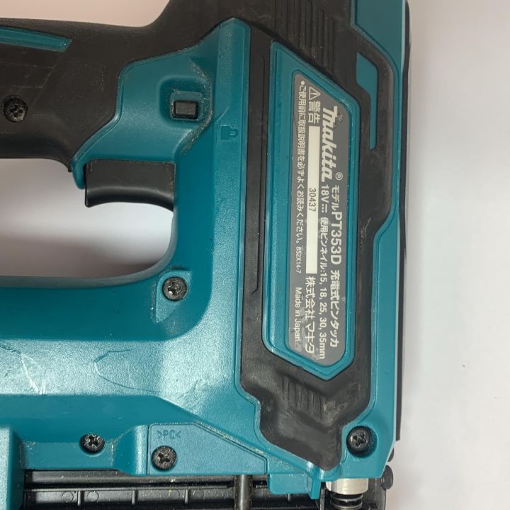 MAKITA マキタ 18v 充電式ピンタッカ 本体のみ PT353D ブルー - 中古