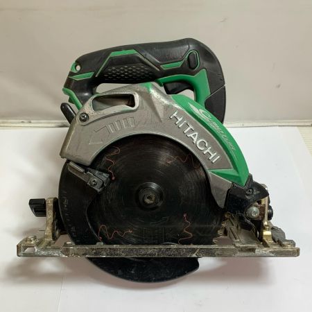  HITACHI 日立 18V　165mm コードレス丸ノコ　サビ、キズあり　2017.2製造　本体のみ C18DBAL グリーン
