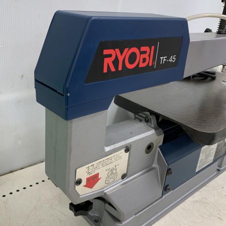  RYOBI リョービ 卓上糸のこ盤　本体のみ TF-45 ブルー