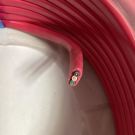  弥栄電線 VVFケーブル 3×1.6ｍｍ 100m 黒、白、緑 3×1.6 100ｍ レッド