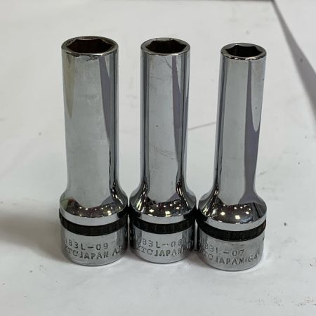  nepros 工具 ハンドツール ソケット  10点セット　18.17.16.15.13.12.11.9.8.7 NB3L