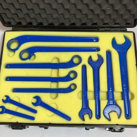  FISCO 絶縁工具　スパナ・メガネ　12本 ブルー