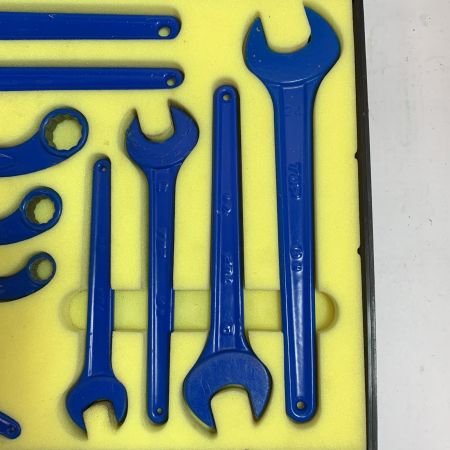  FISCO 絶縁工具　スパナ・メガネ　12本 ブルー