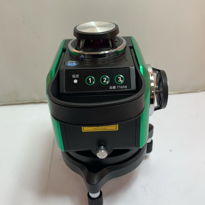152：2ITECHNOLOGY　ジャンク　引取限定：埼玉県所沢市 シンワ測定 レーザー墨出し器 ケース、受光器付 71608 グリーン - 中古