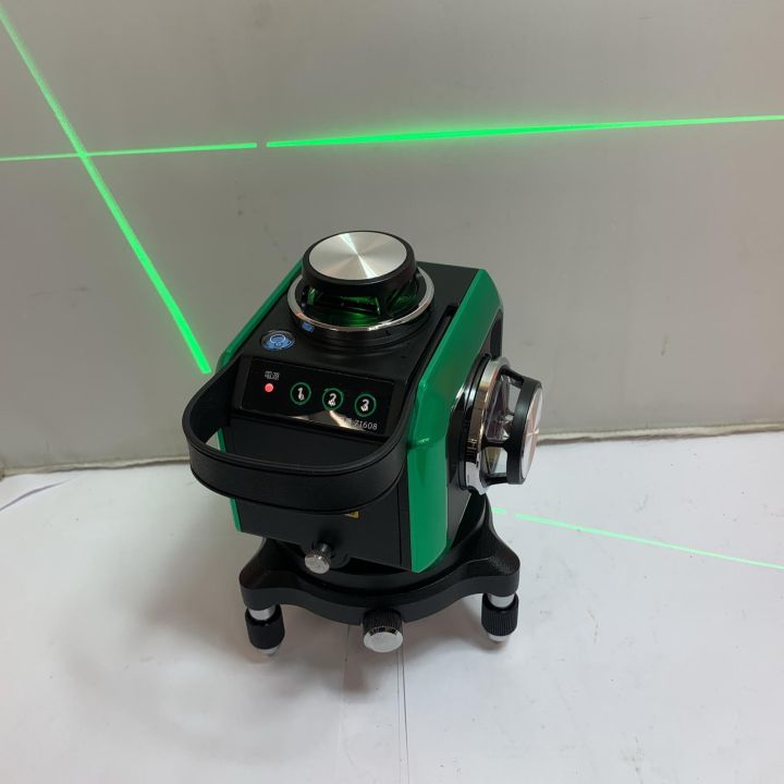 シンワ測定 レーザー墨出し器 ケース、受光器付 71608 グリーン - 中古