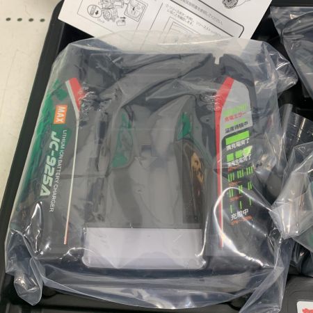  MAX マックス 鉄筋結束機　充電器　バッテリー×2個付　未使用品 RB90698 レッド×ブラック x ブラック　