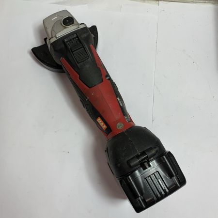  MAX マックス 100ｍｍ　充電式ディスクグラインダー　充電池1個付 PJ-DG101 レッド×ブラック x ブラック