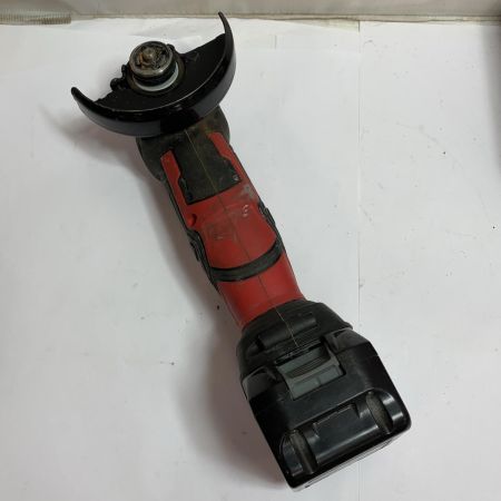  MAX マックス 100ｍｍ　充電式ディスクグラインダー　充電池1個付 PJ-DG101 レッド×ブラック x ブラック