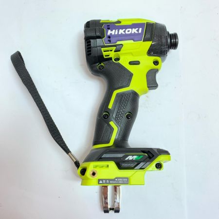  HiKOKI ハイコーキ コードレスインパクトドライバ　本体のみ　36ｖ WH36DD イエロー