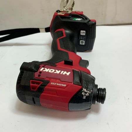  HiKOKI ハイコーキ コードレスインパクトドライバ　本体のみ　36Ｖ WH36DD レッド