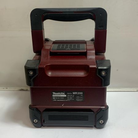  MAKITA マキタ 充電式スピーカー  本体のみ MR200 レッド