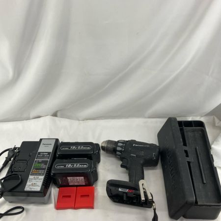 Panasonic パナソニック 締め付け工具 ドライバドリル Panasonic EZ74A2 ブラック 程度C 充電器・充電池2個・ケース付 EZ74A2 ブラック
