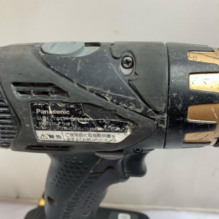  Panasonic パナソニック ドライバドリル  バッテリ1個付　本体のみ EZ7441 ブラック