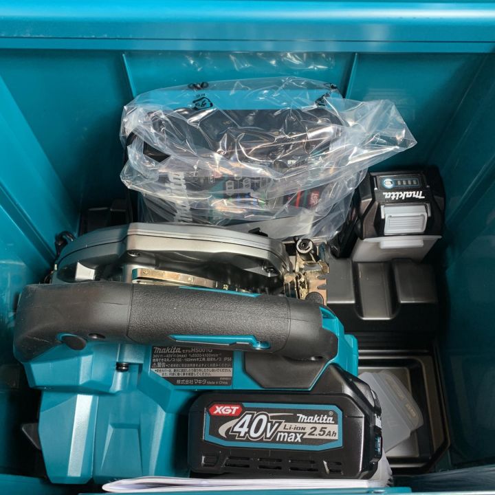 MAKITA マキタ 165mm充電式丸ノコ 充電器・充電池2個（充電回数0回 
