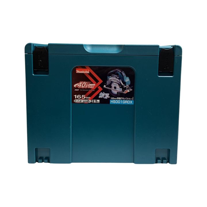 MAKITA マキタ 165mm充電式丸ノコ 充電器・充電池2個（充電回数0回 