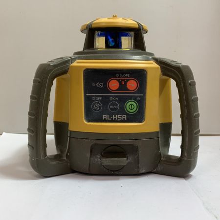  TOPCON トプコン ローテーティングレーザー 受光器2個、ケース付　未校正　キズ、ヨゴレあり RL-H5A イエロー