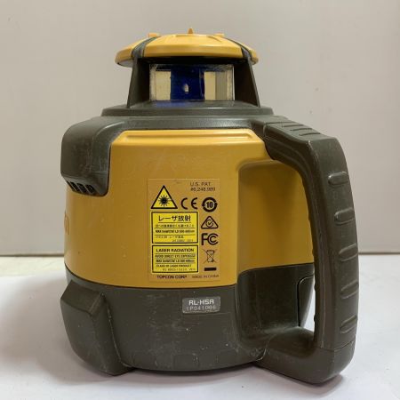  TOPCON トプコン ローテーティングレーザー 受光器2個、ケース付　未校正　キズ、ヨゴレあり RL-H5A イエロー