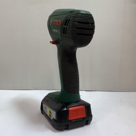  BOSCH ボッシュ 充電式インパクトドライバ　充電器・充電池2個付 18v PDR18LI グリーン