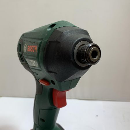  BOSCH ボッシュ 充電式インパクトドライバ　充電器・充電池2個付 18v PDR18LI グリーン
