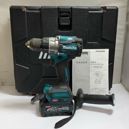  MAKITA マキタ 充電式ドライバドリル　充電池1個（充電回数20回）、ケース、サイドハンドル DF001G