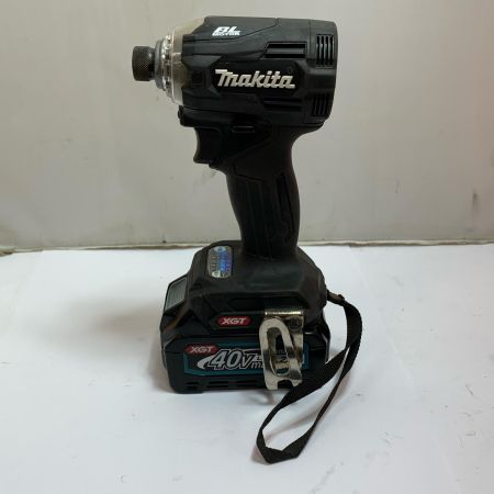  MAKITA マキタ 40v 充電式インパクトドライバ　充電器・充電池1個(充電回数10回）・ケース付 TD001G ブラック