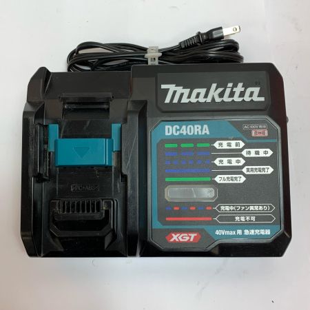  MAKITA マキタ 40v 充電式インパクトドライバ　充電器・充電池1個(充電回数10回）・ケース付 TD001G ブラック