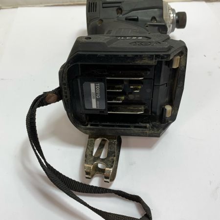  MAKITA マキタ 40v 充電式インパクトドライバ　充電器・充電池1個(充電回数10回）・ケース付 TD001G ブラック