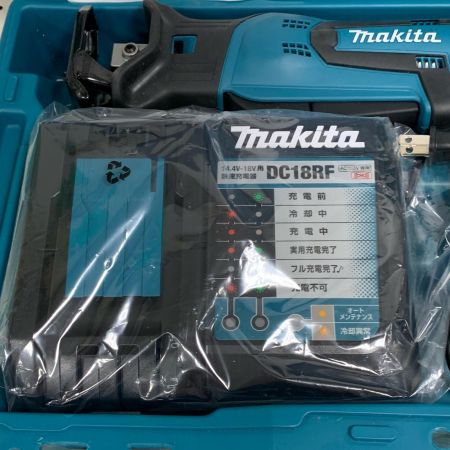  MAKITA マキタ 充電式レシプロソー　18v 充電器・充電池1個・ケース付 JR184DRF ブルー
