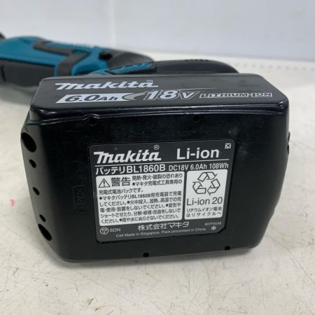  MAKITA マキタ 充電式レシプロソー　18v 充電器・充電池1個・ケース付 JR184DRF ブルー