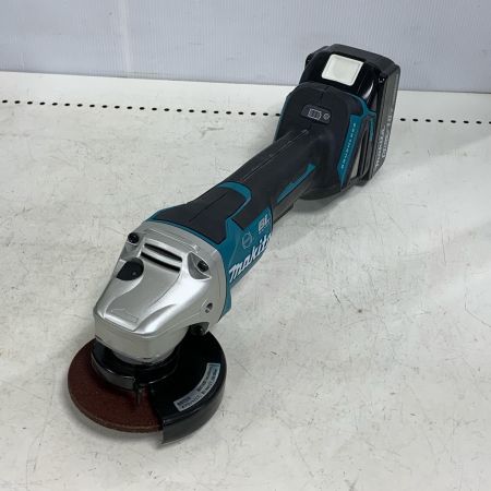  MAKITA マキタ 18Ｖ　100ｍｍ 充電式ディスクグラインダー　充電器・充電池1個(充電回数2回）・ケース付 GA408D ブルー