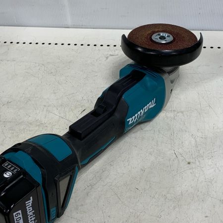 MAKITA マキタ 18Ｖ　100ｍｍ 充電式ディスクグラインダー　充電器・充電池1個(充電回数2回）・ケース付 GA408D ブルー
